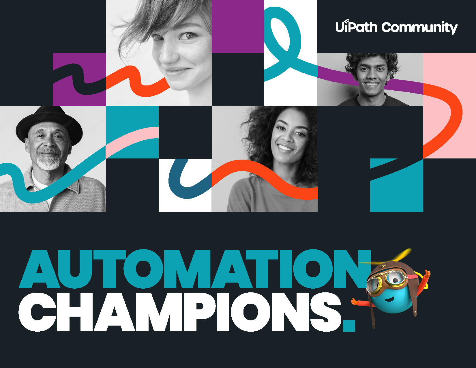 UiPath Automation Champions branding.